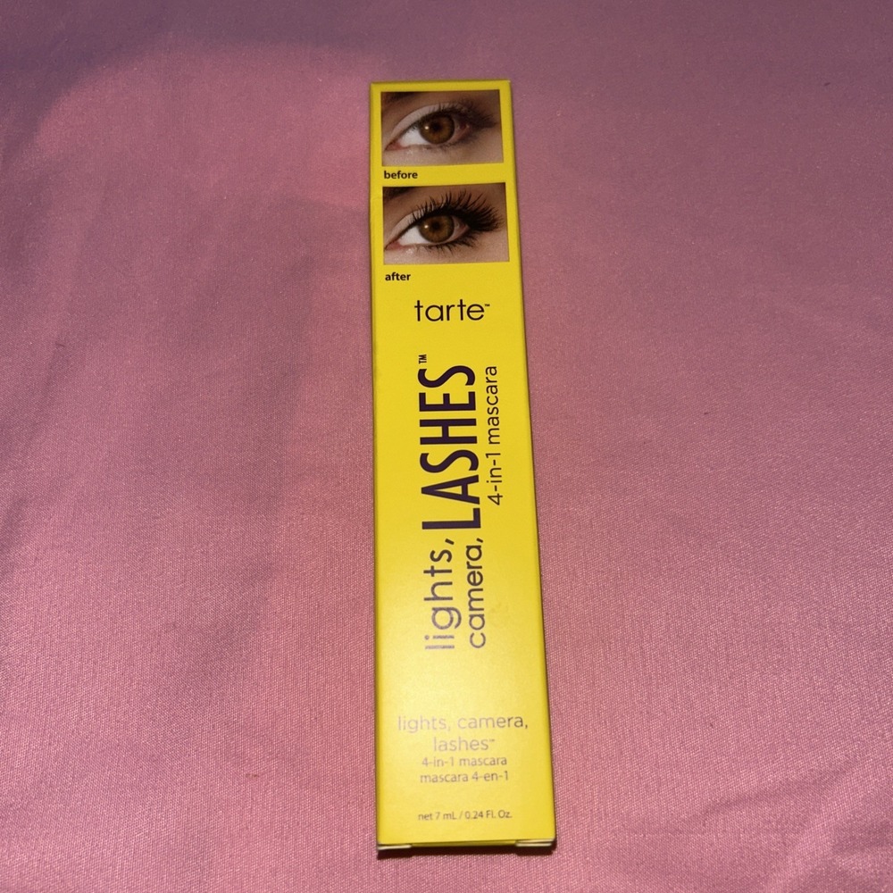 Tarte lights, camera, lashes 4 in 1 mascara NIB/Full Size (black) 7mL/0.24Fl Oz